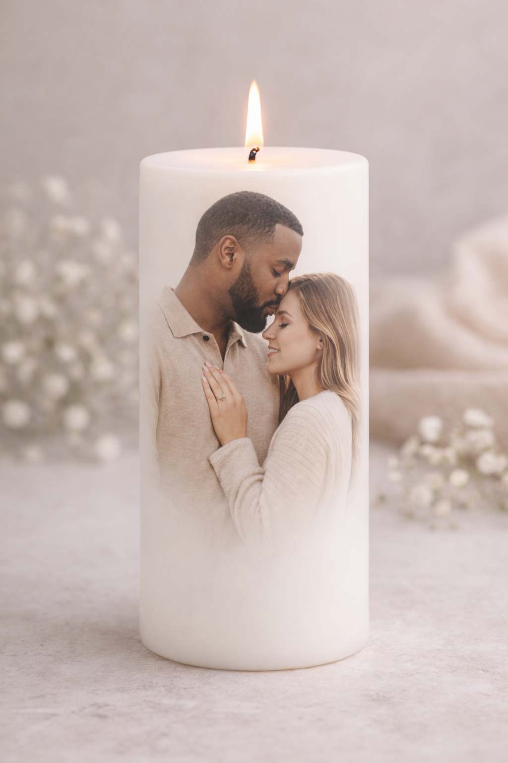 Personalized Wedding Candle