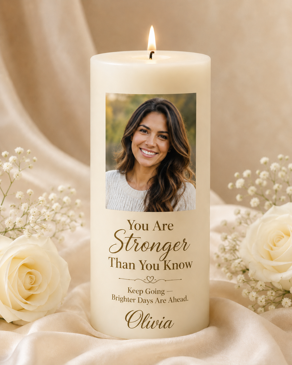 Personalized Appreciation and Encouragement Candles