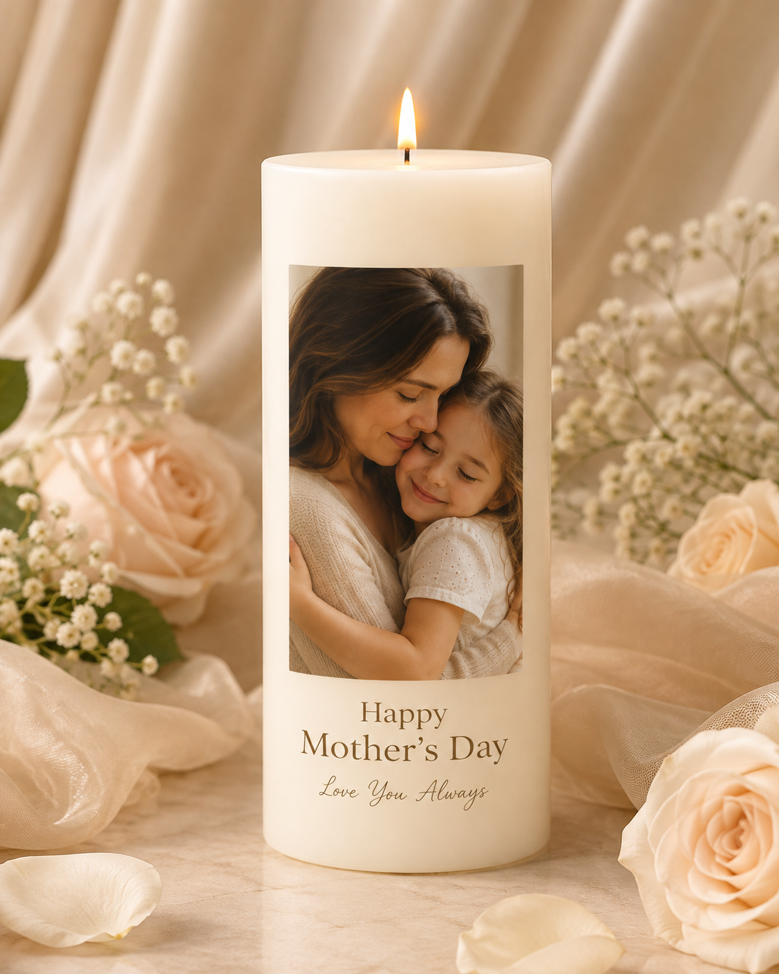 Personalized Mother's Day Candle