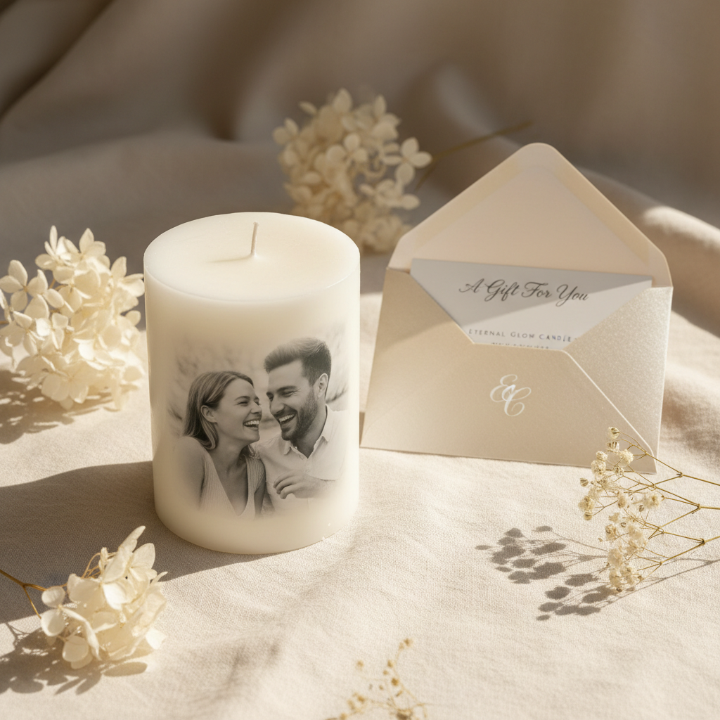 Light From Within Gift Card Wax Image Candle