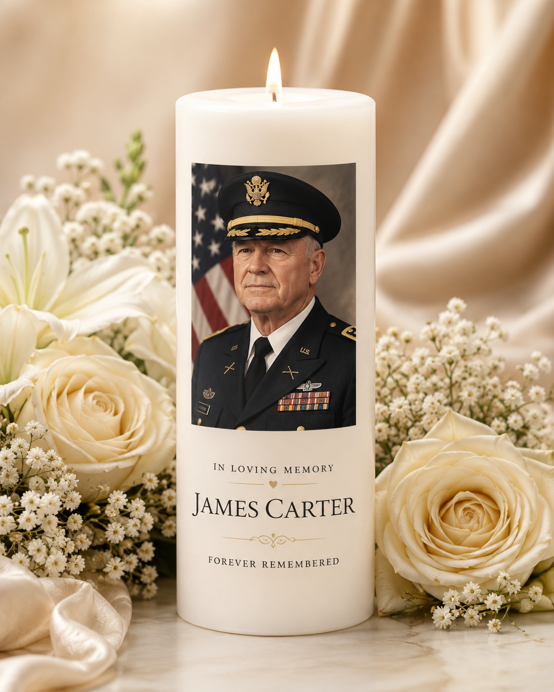 Personalized Memorial Candle