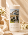 Personalized New Home Candle