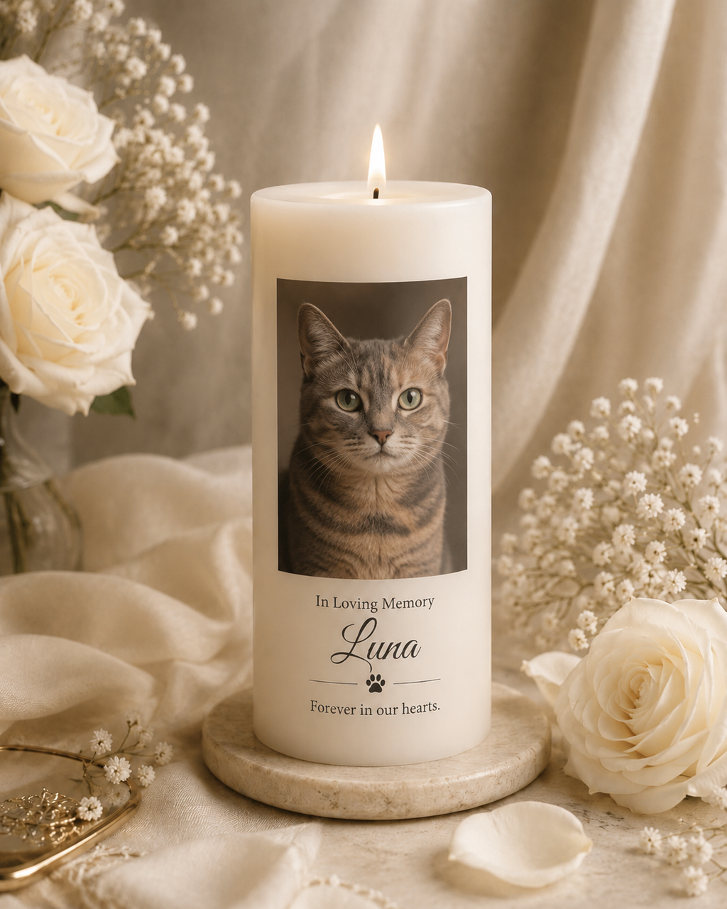 Personalized Memorial Candle