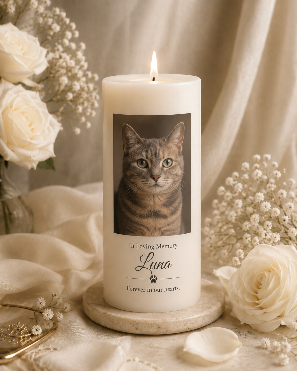 Personalized Memorial Candle