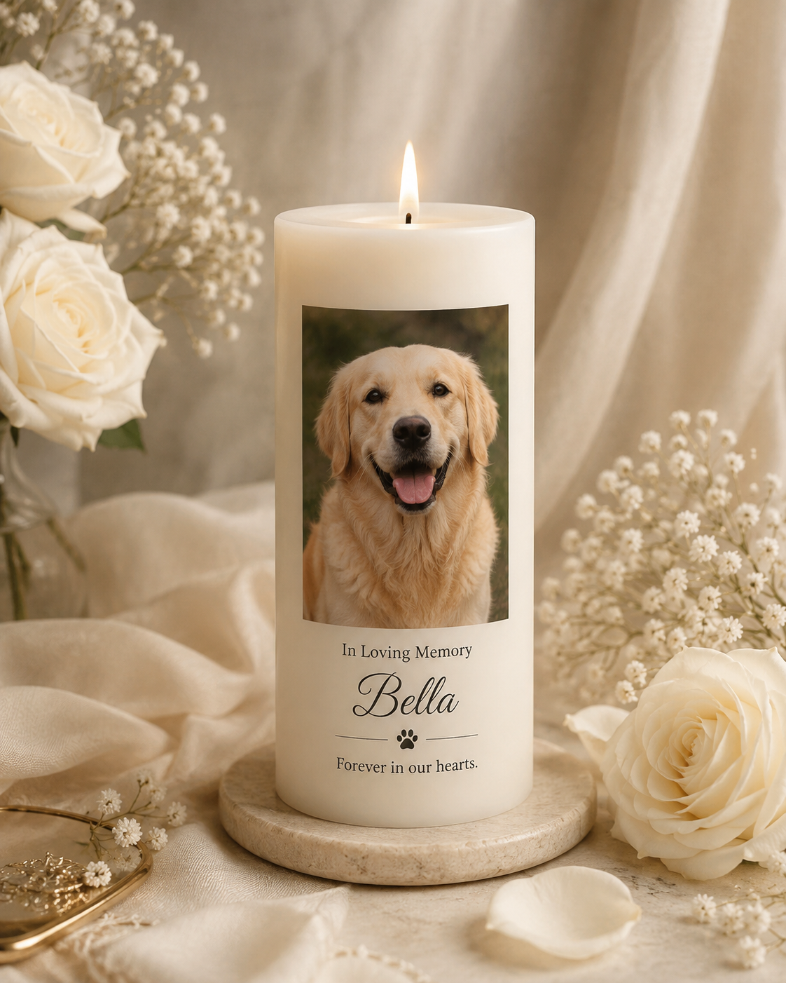 Personalized Memorial Candle