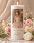 Personalized Quinceañera Candle