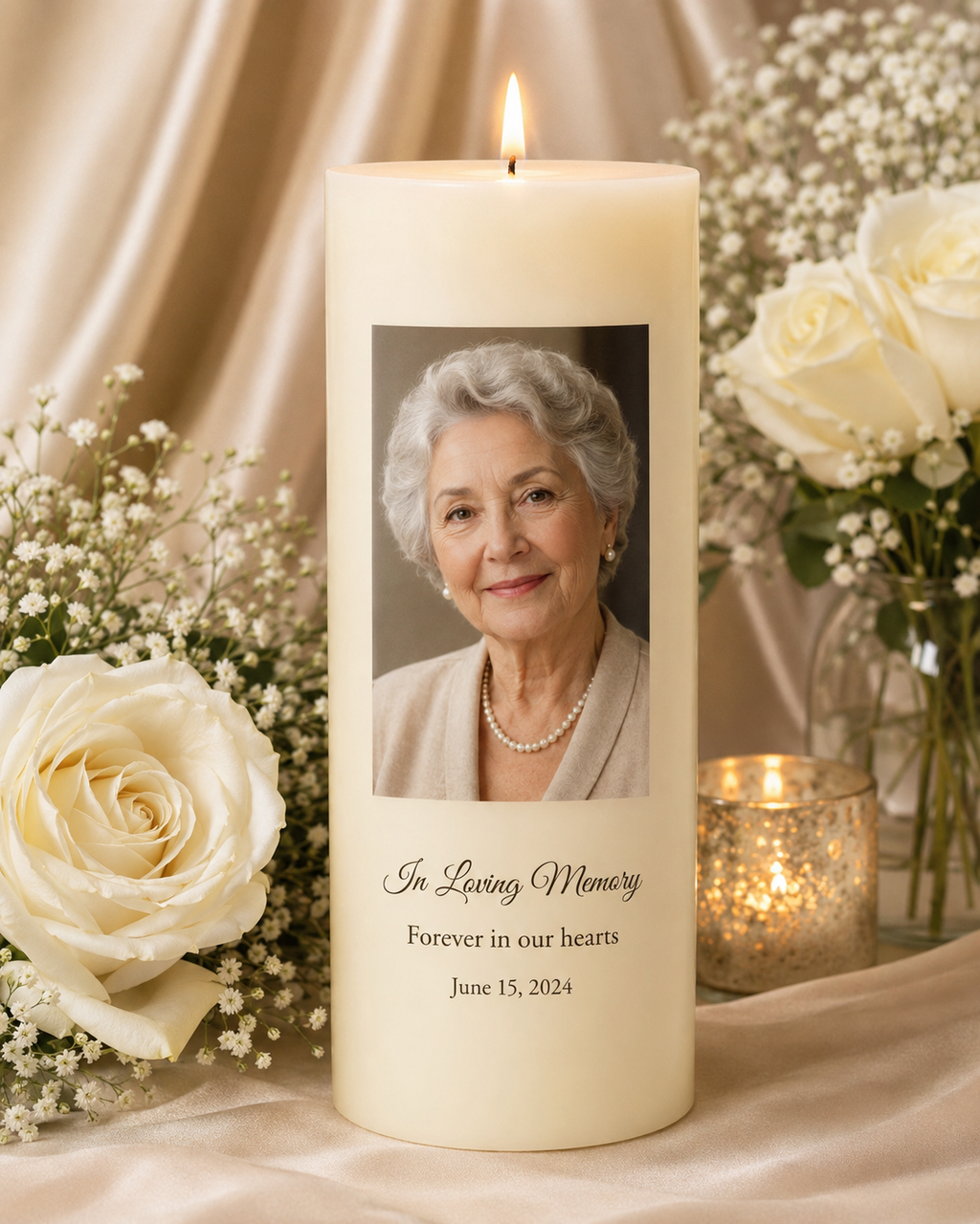 Personalized Wedding Party Gift Candle